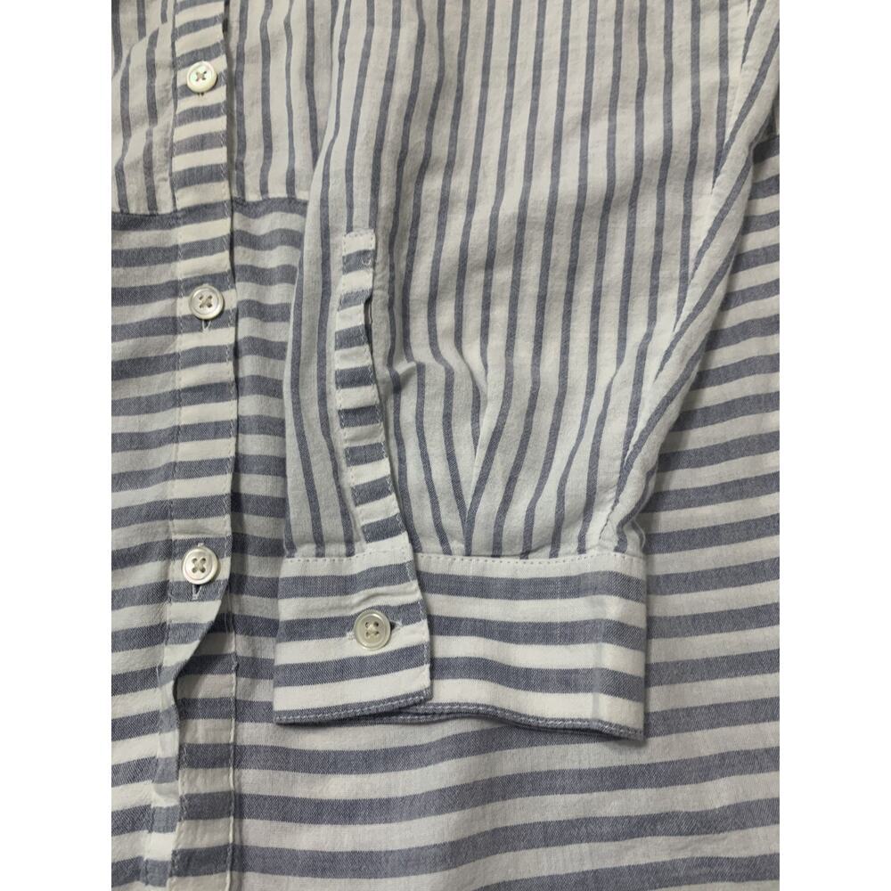 J Jill Tunic XL Top Nautical Striped Contrasting bottom, Lightweight Coastal - Picture 8 of 11